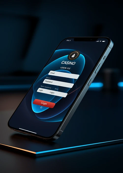 Spicy Jackpots Casino secure login interface with user dashboard elements